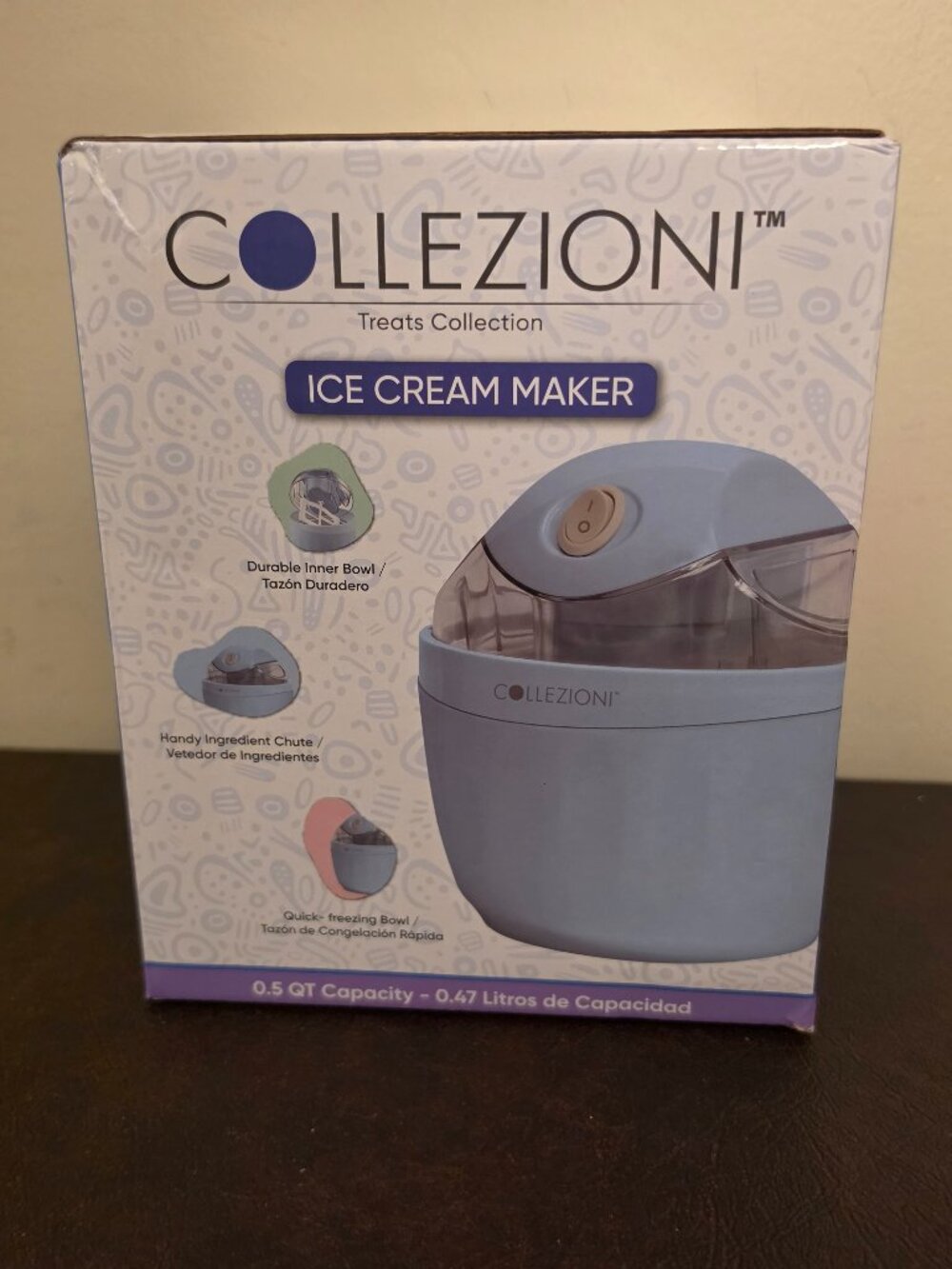 Collezioni Ice Cream Maker (Treats Collection) is a new electric ice cream maker